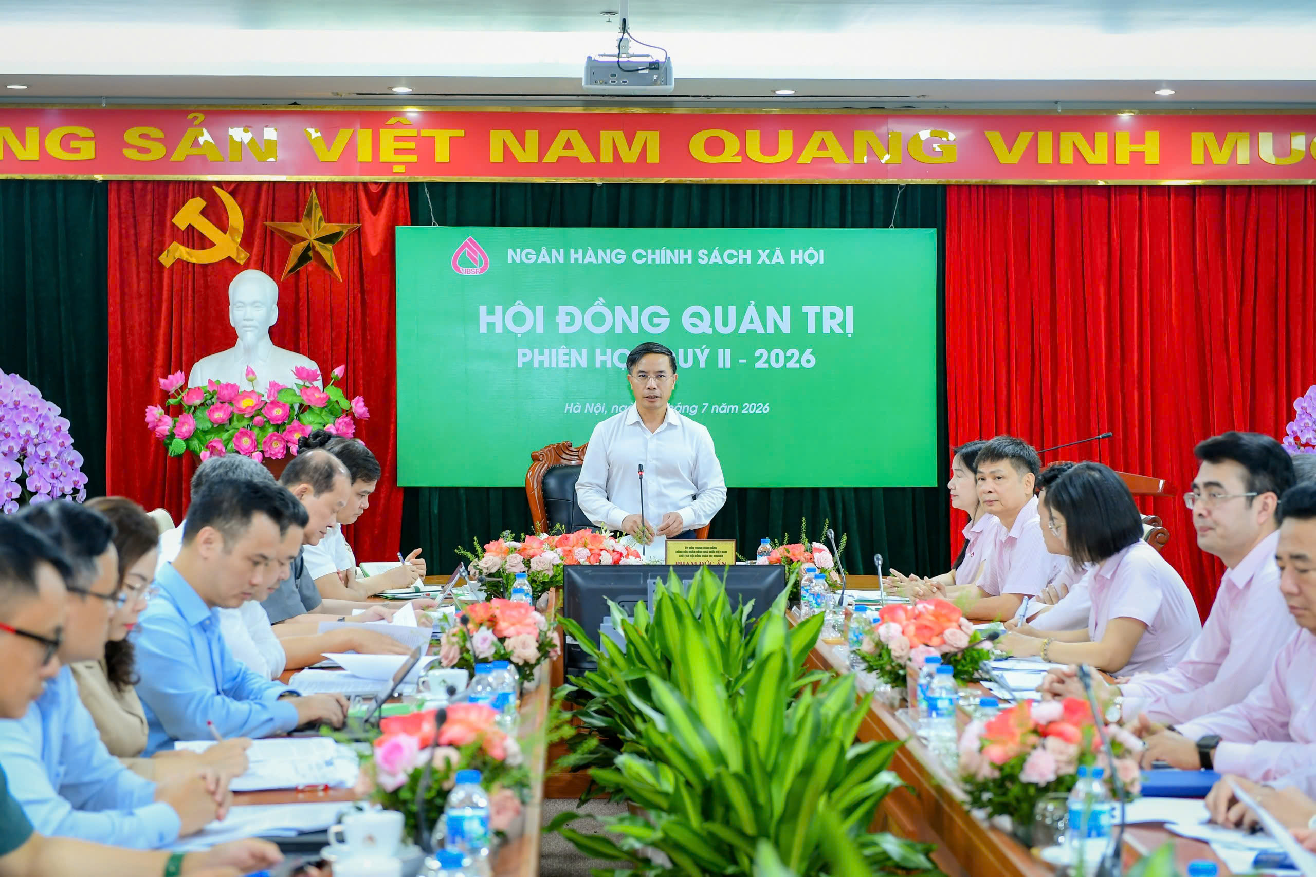 Hội đồng quản trị Ngân hàng Chính sách xã hội họp phiên thường kỳ quý II/2026