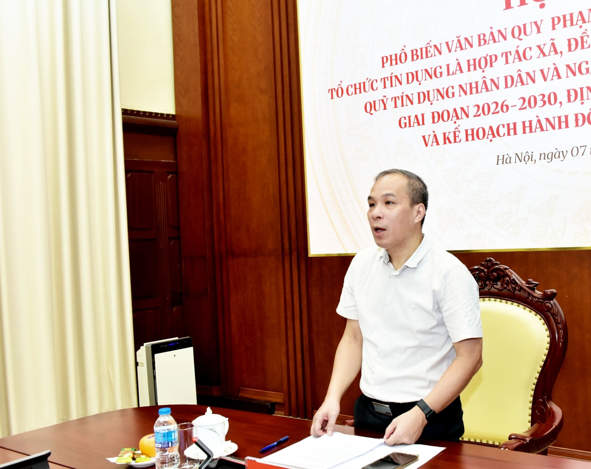 Ngân hàng Nhà nước phổ biến văn bản pháp luật đối với tổ chức tín dụng là hợp tác xã, triển khai Đề án cơ cấu lại hệ thống quỹ tín dụng nhân dân và Ngân hàng Hợp tác xã Việt Nam