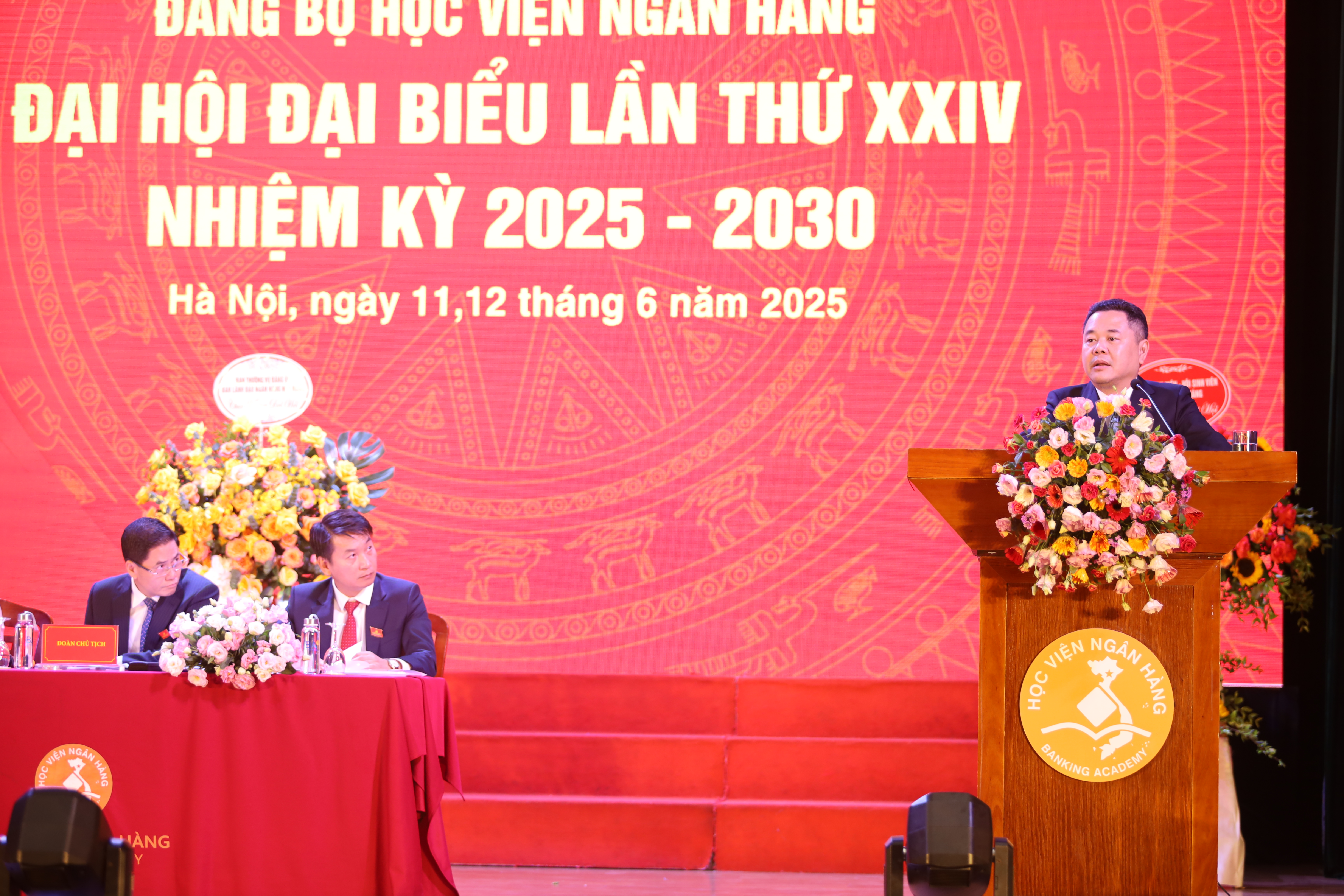 Đảng bộ Học viện Ngân hàng tổ chức Đại hội đại biểu Đảng bộ lần thứ 24, nhiệm kỳ 2025 - 2030