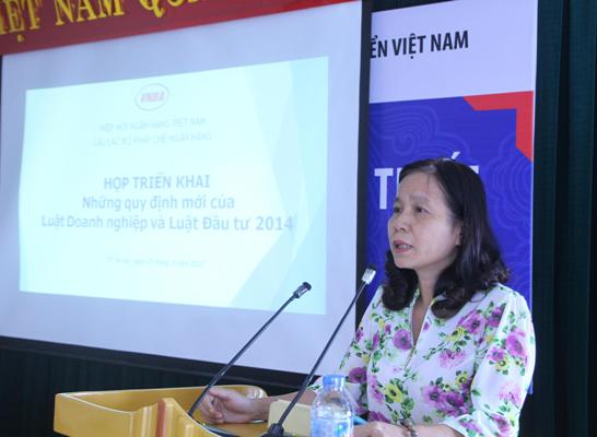 VNBA họp triển khai quy định mới của Luật Doanh nghiệp và Luật Đầu tư 2014
