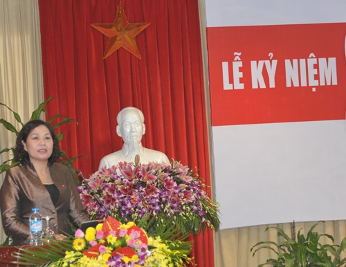 PTĐ Nguyễn Thị Hồng phát biểu