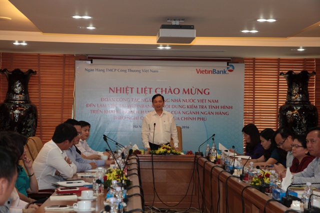 Kiểm tra triển khai Kế hoạch hành động của ngành Ngân hàng thực hiện Nghị quyết 19, 35 của Chính phủ