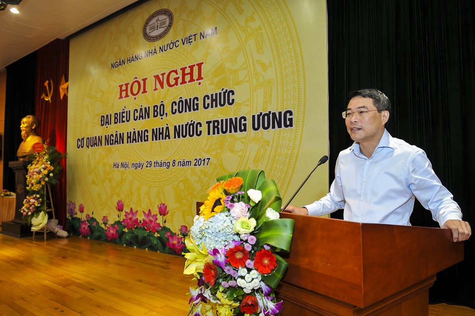 Thống đốc NHNN Lê Minh Hưng phát biểu chỉ đạo Hội nghị