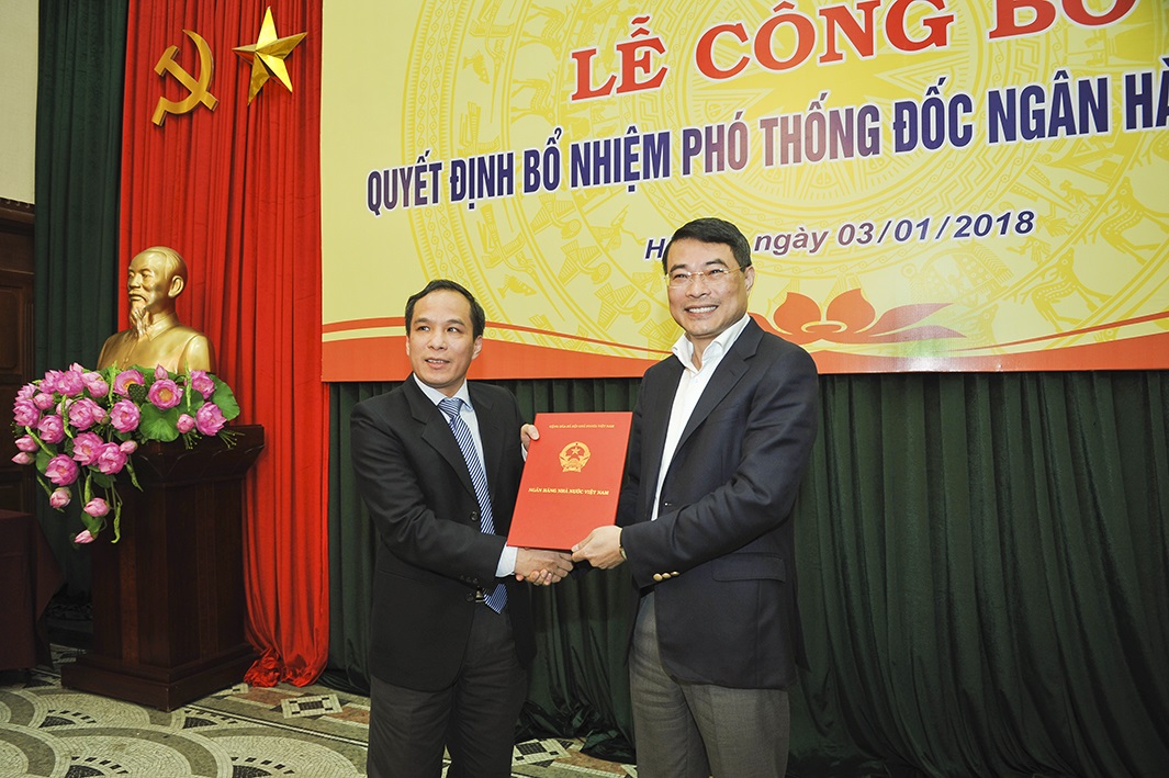 Đ/c Đoàn Thái Sơn đón nhận Quyết định bổ nhiệm của Thủ tướng Chính phủ