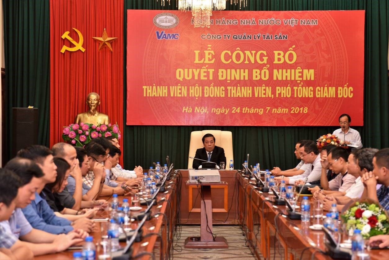 Công bố quyết định bổ nhiệm thành viên HĐTV, Phó Tổng Giám đốc VAMC