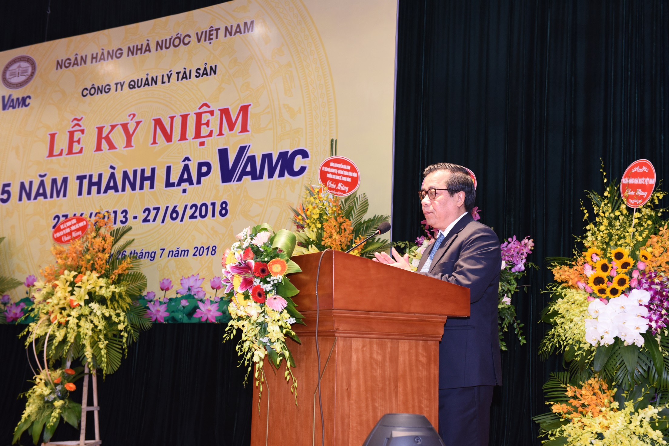 Phó Thống đốc Nguyễn Kim Anh phát biểu tại Lễ kỷ niệm