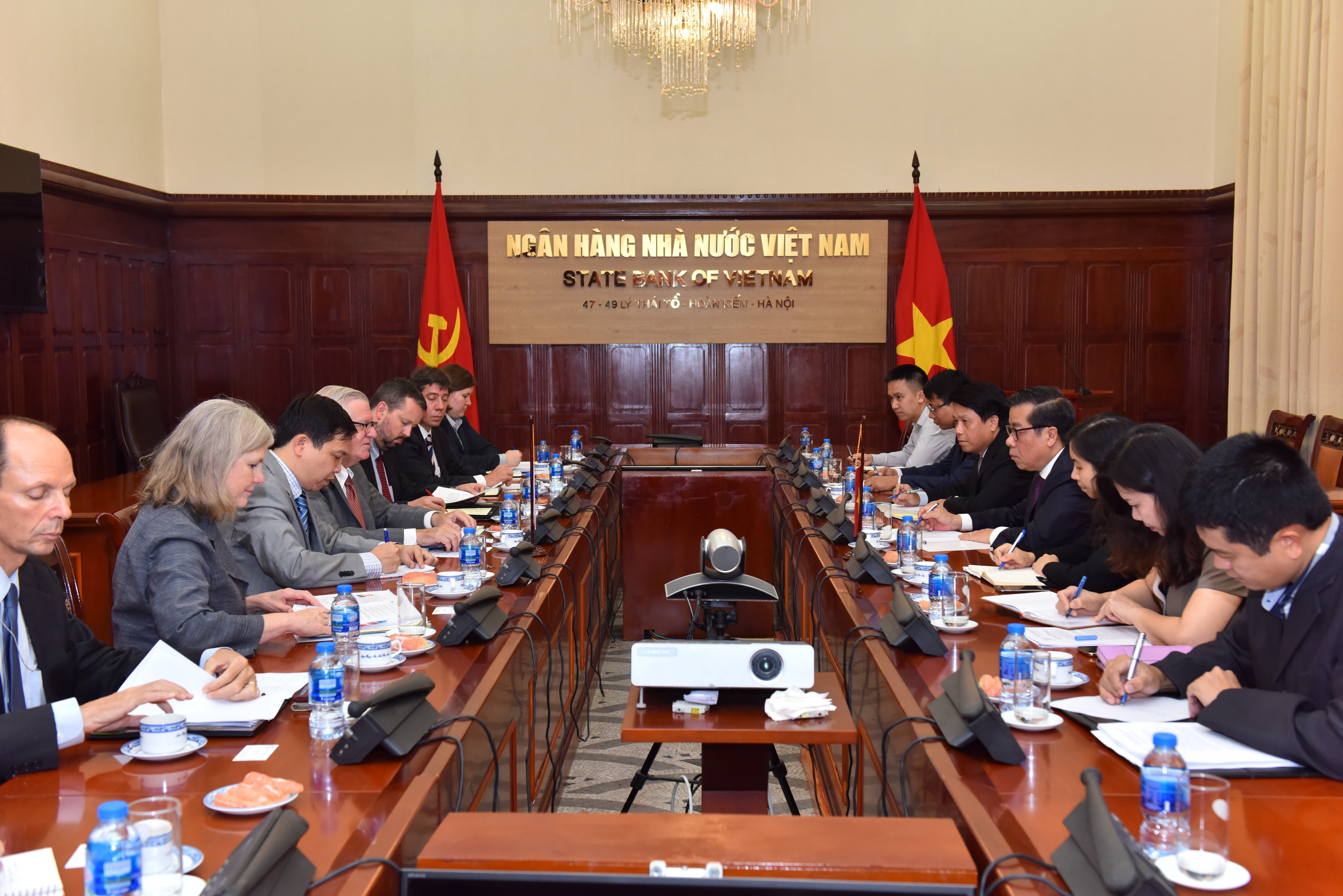 Quang cảnh buổi tiếp