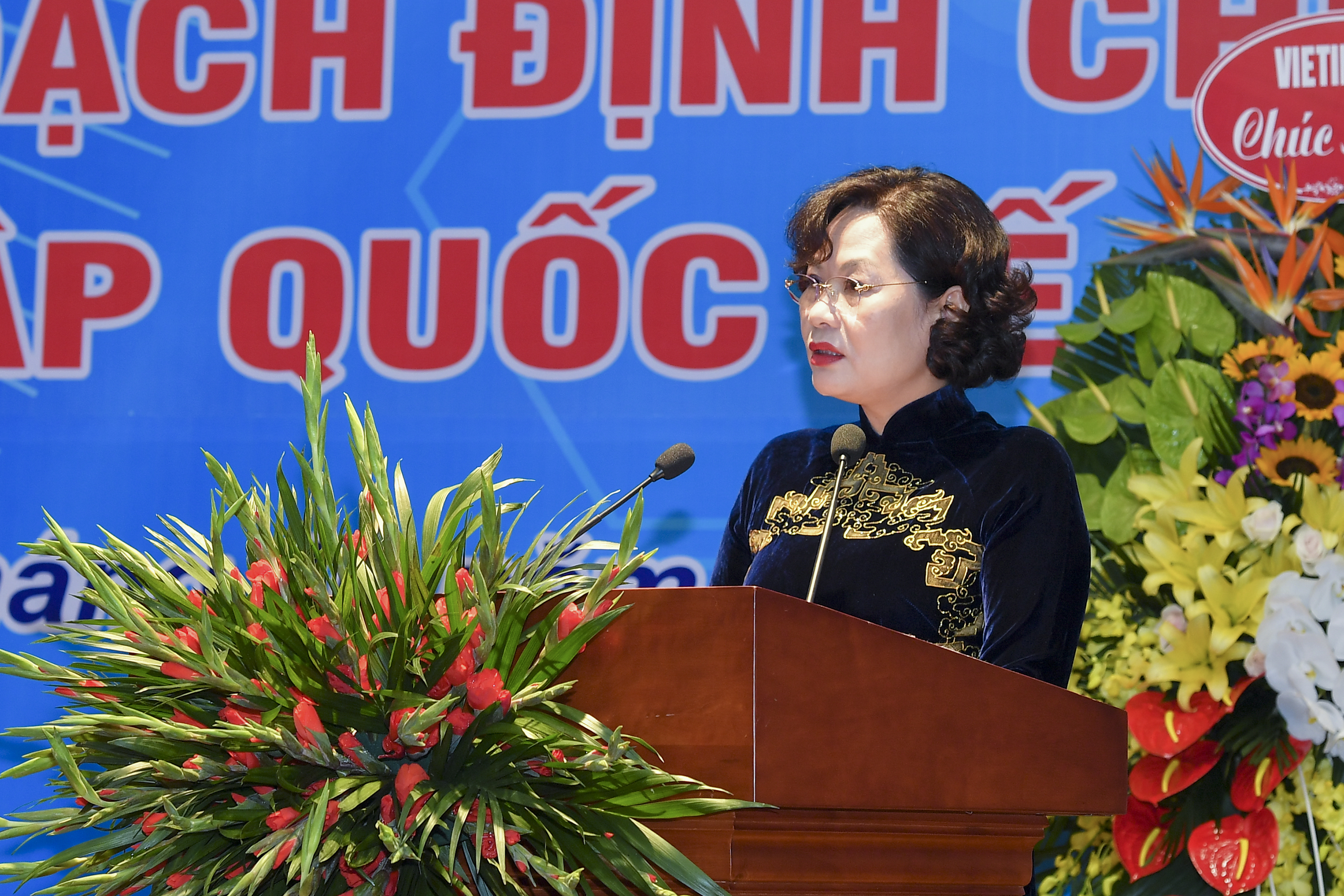 Phó Thống đốc Nguyễn Thị Hồng phát biểu khai mạc Hội thảo