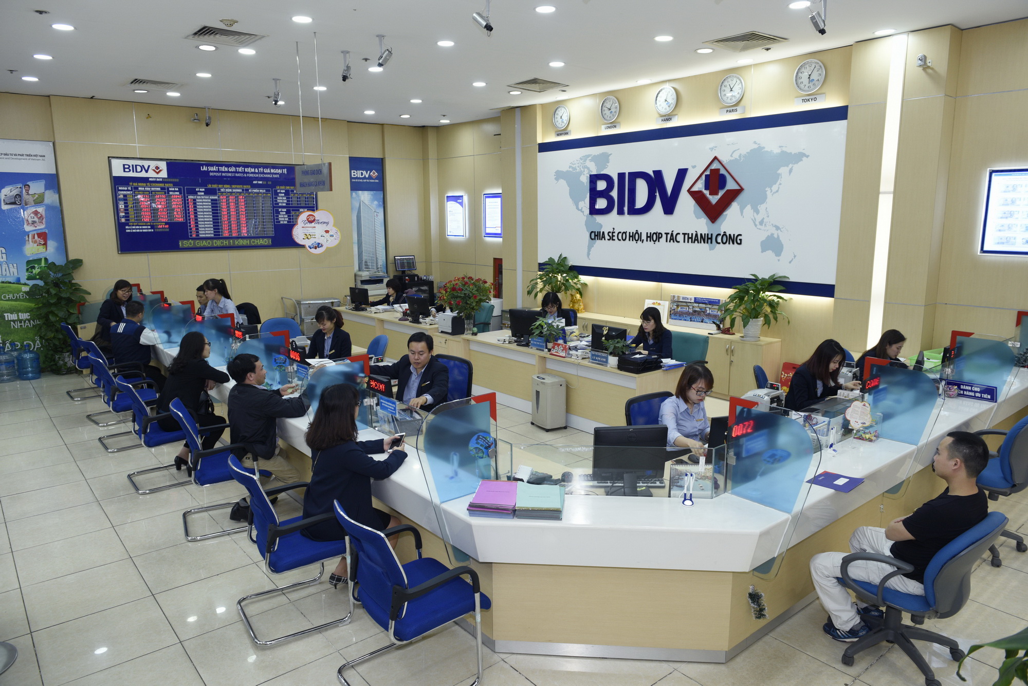 9 tháng đầu năm, lợi nhuận trước thuế của BIDV tăng trên 30%