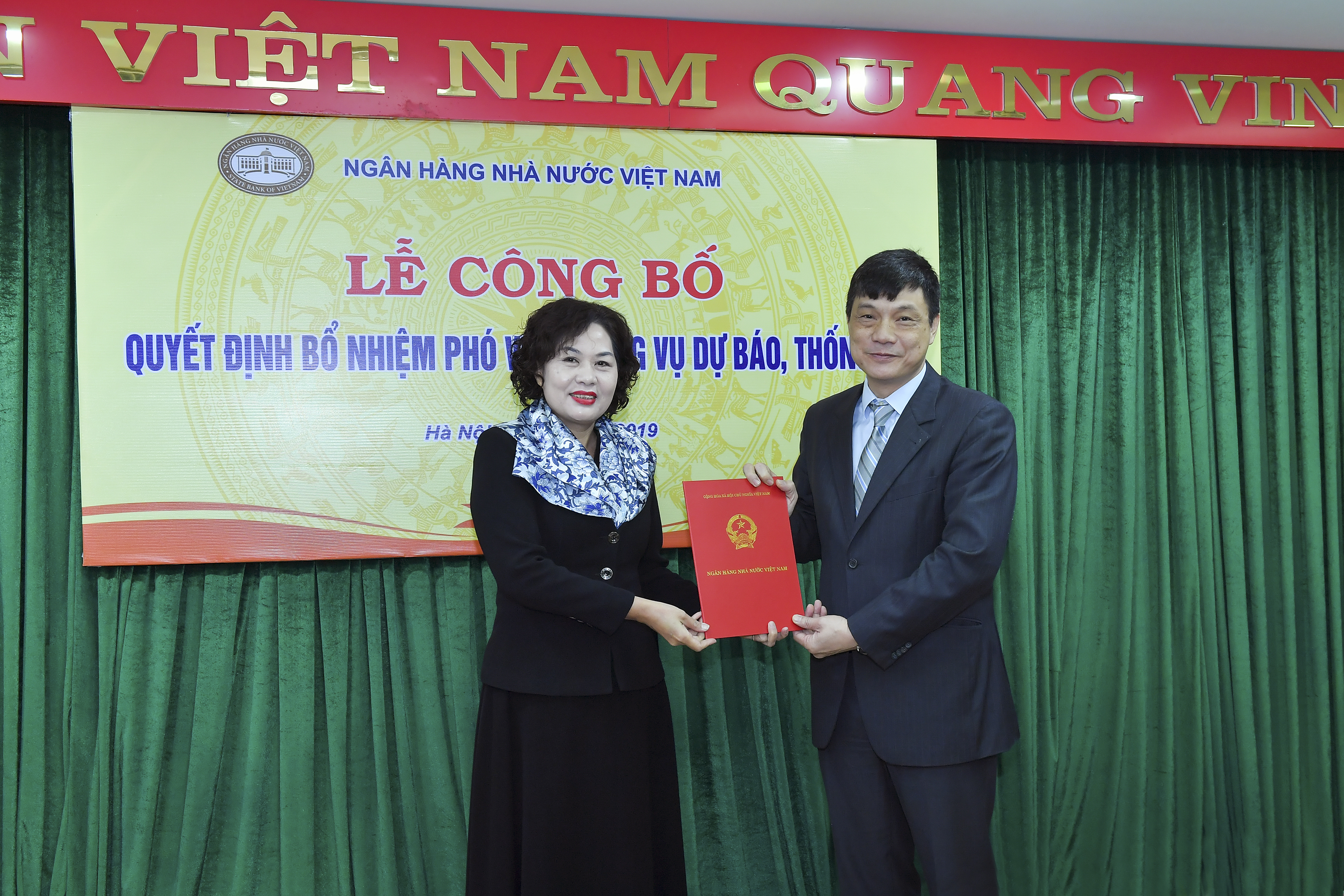 Công bố Quyết định bổ nhiệm cán bộ lãnh đạo Vụ Dự báo, thống kê