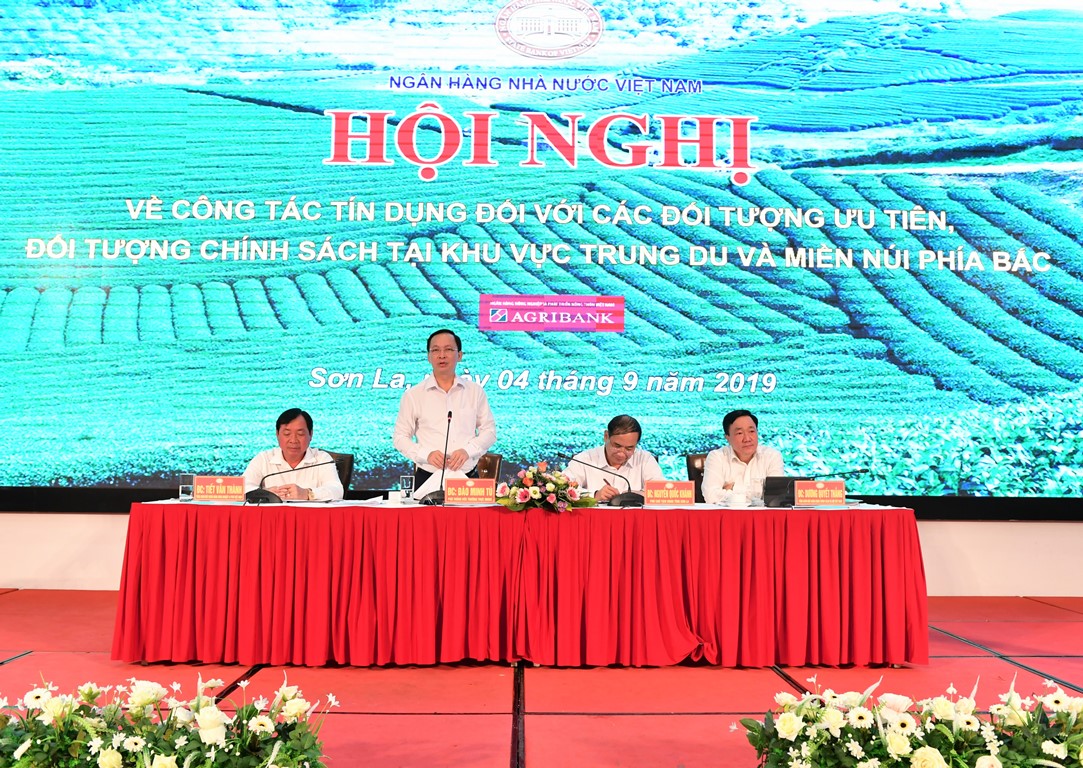 Phó Thống đốc Đào Minh Tú chủ trì Hội nghị về công tác tín dụng đối với các đối tượng ưu tiên, đối tượng chính sách tại khu vực trung du và miền núi phía Bắc.