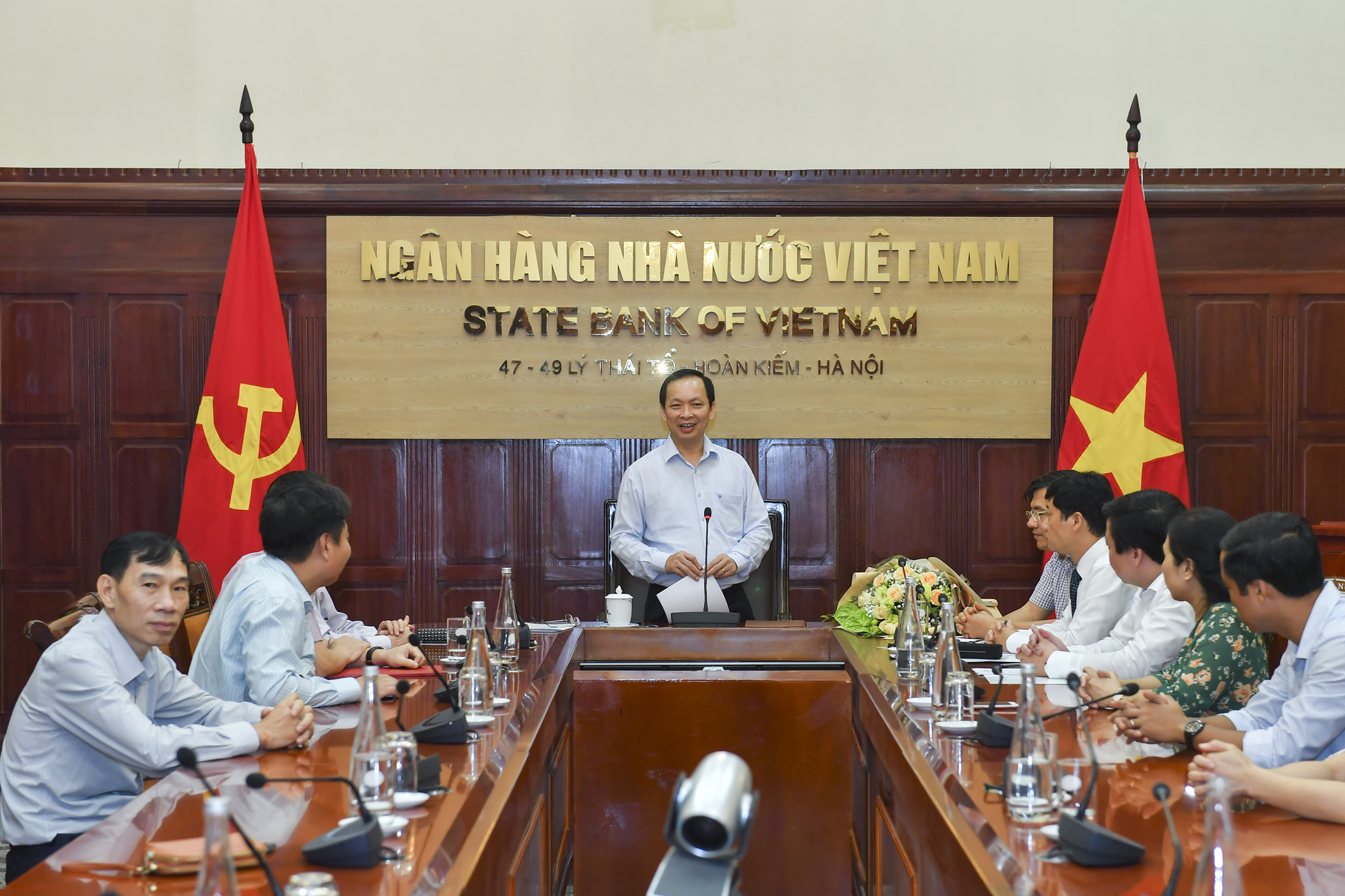 Công bố Quyết định bổ nhiệm Giám đốc, Phó Giám đốc Ban QLDA đầu tư xây dựng chuyên ngành của NHNN