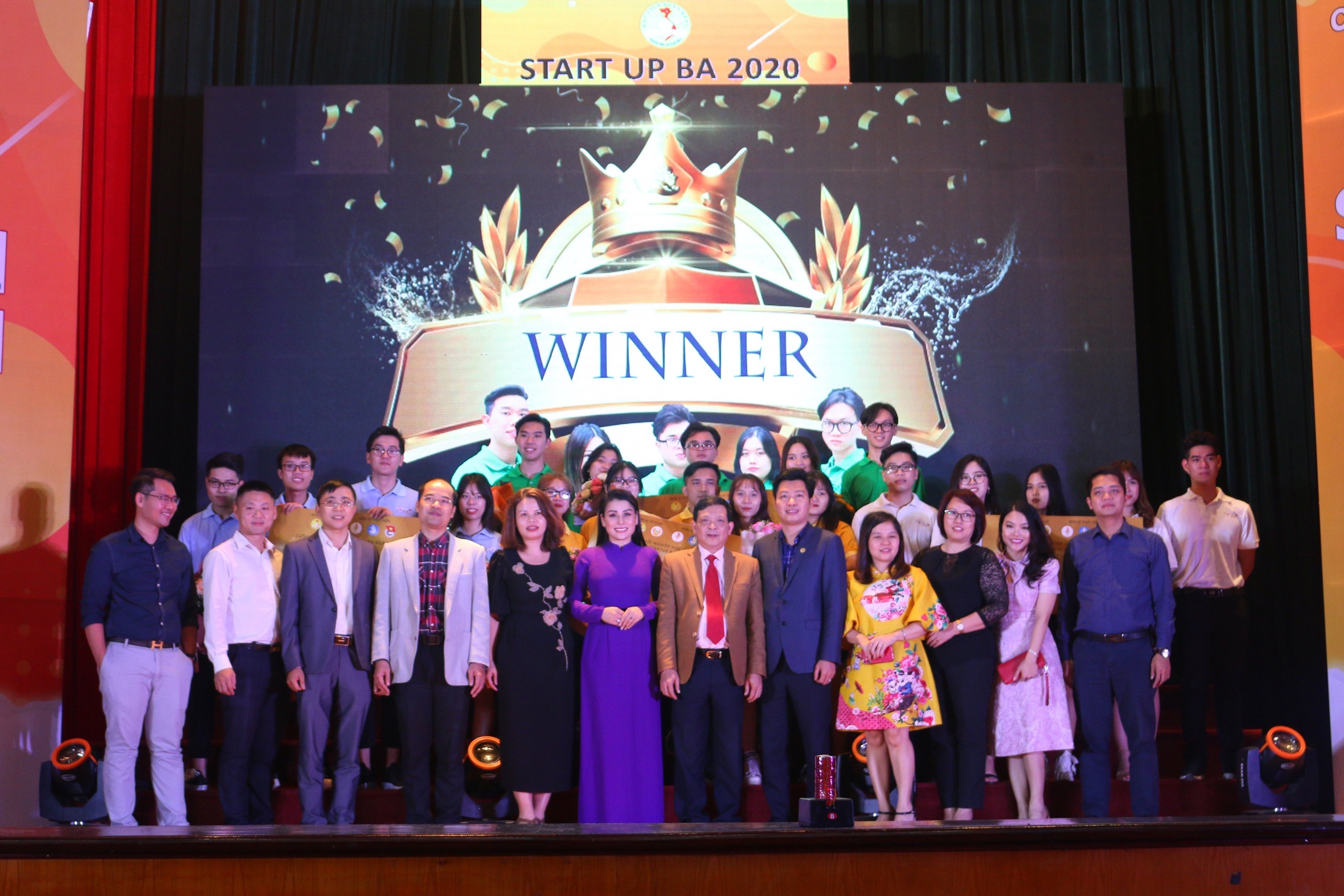 Hình ảnh đêm chung kết cuộc thi Startup BA 2020