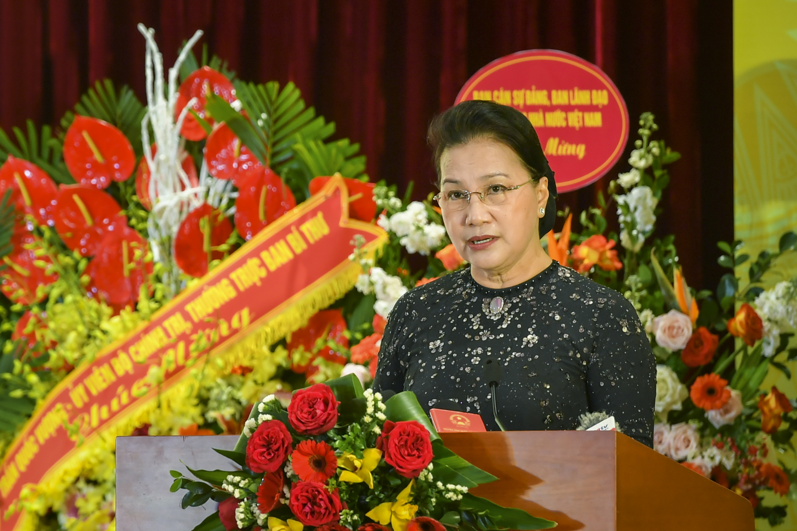 Chủ tịch Quốc hội Nguyễn Thị Kim Ngân phát biểu chỉ đạo Đại hội