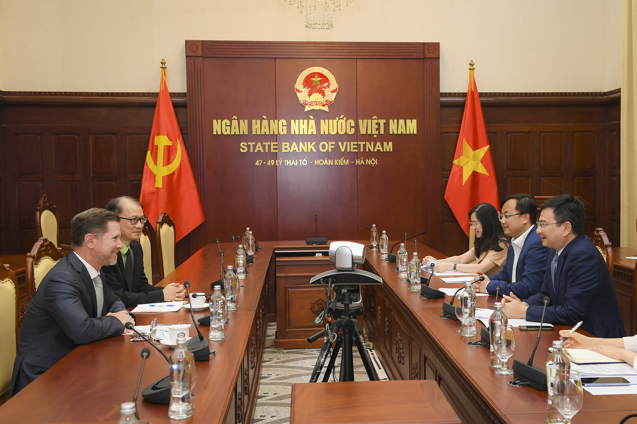 Quang cảnh buổi tiếp.