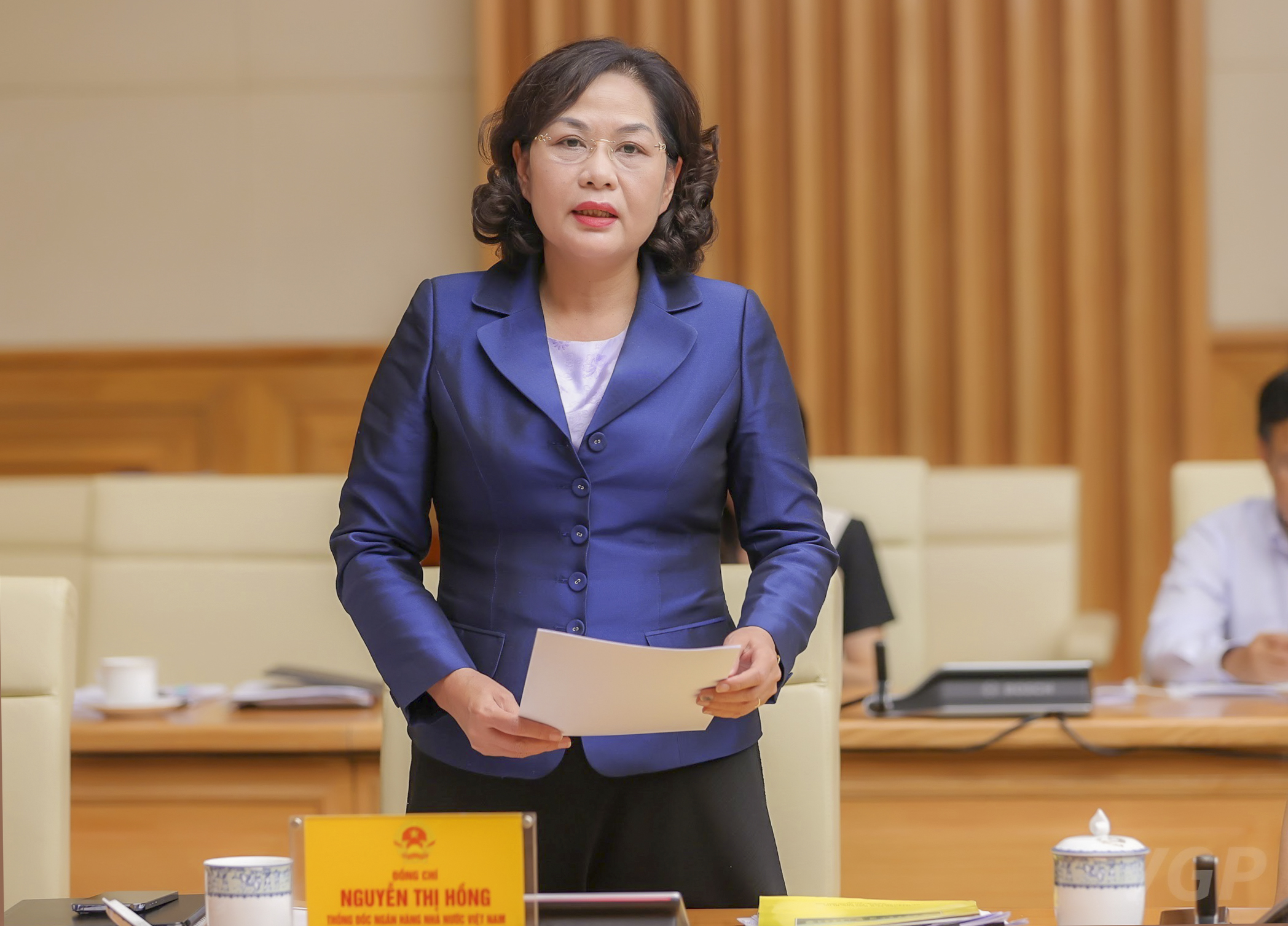 Thống đốc NHNN Nguyễn Thị Hồng phát biểu tại Hội nghị