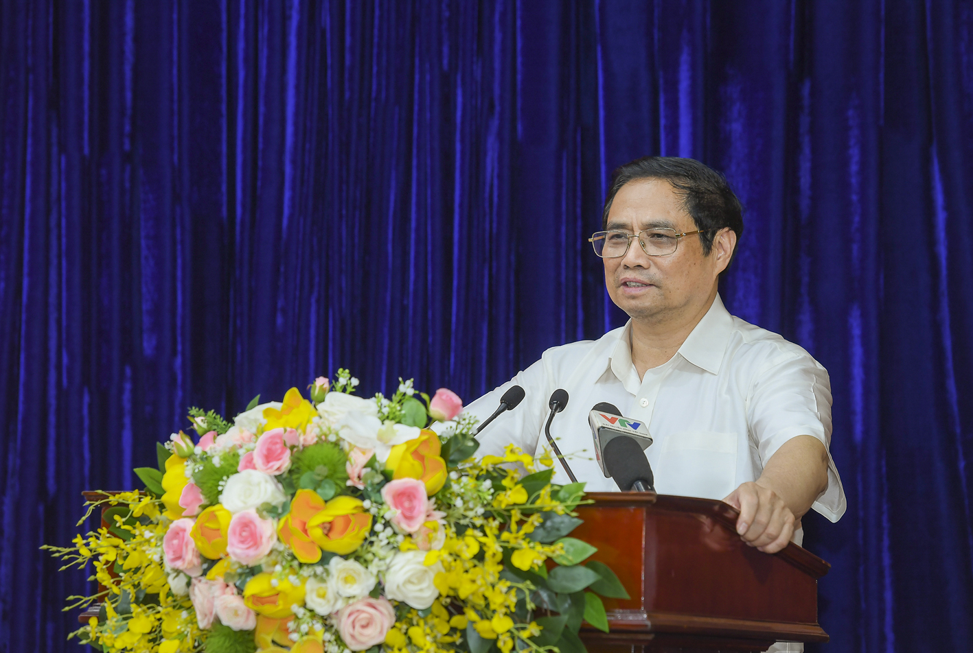Thủ tướng Phạm Minh Chính đánh giá cao và biểu dương những thành tích mà Trung tâm điều dưỡng Kim Bảng đã đạt được trong những năm qua