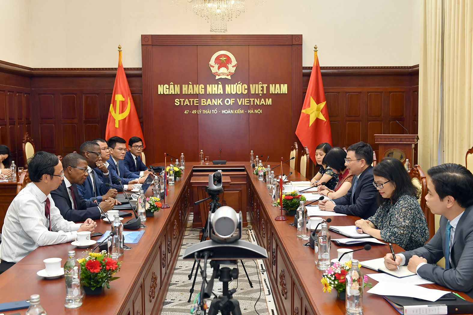 Quang cảnh buổi tiếp.
