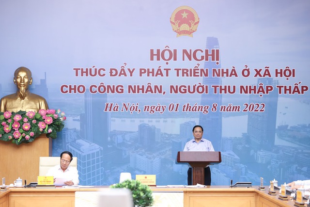 Toàn cảnh Hội nghị thúc đẩy phát triển nhà ở xã hội cho công nhân, người thu nhập thấp