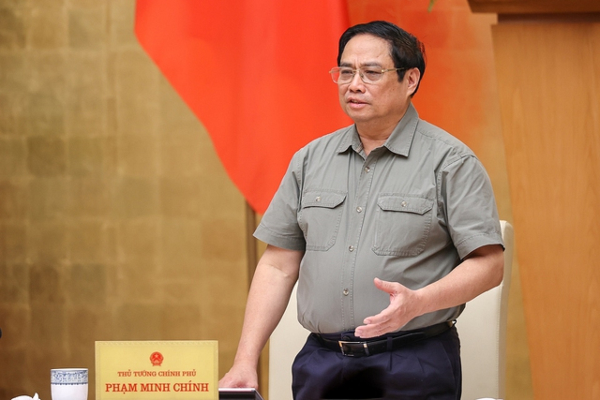 Thủ tướng Phạm Minh Chính phát biểu tại phiên họp