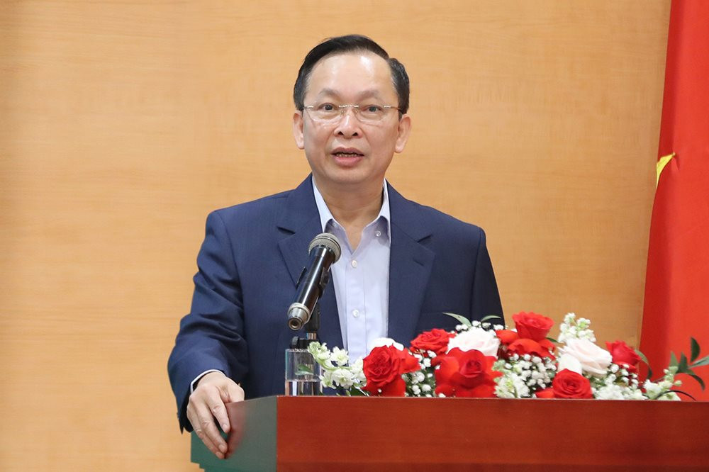 Phó Thống đốc Thường trực NHNN Đào Minh Tú phát biểu khai mạc hội thảo