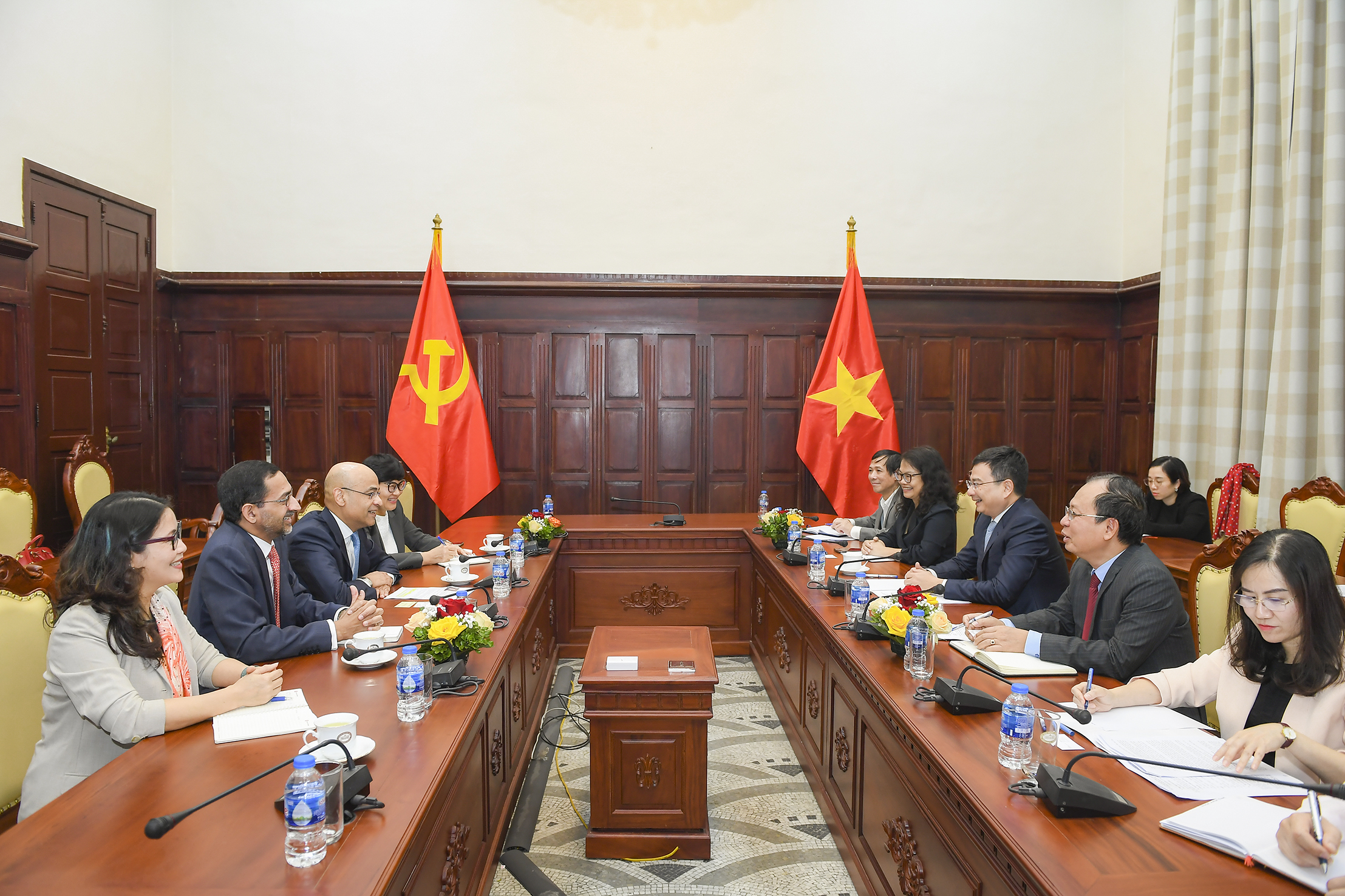 Quang cảnh buổi tiếp.
