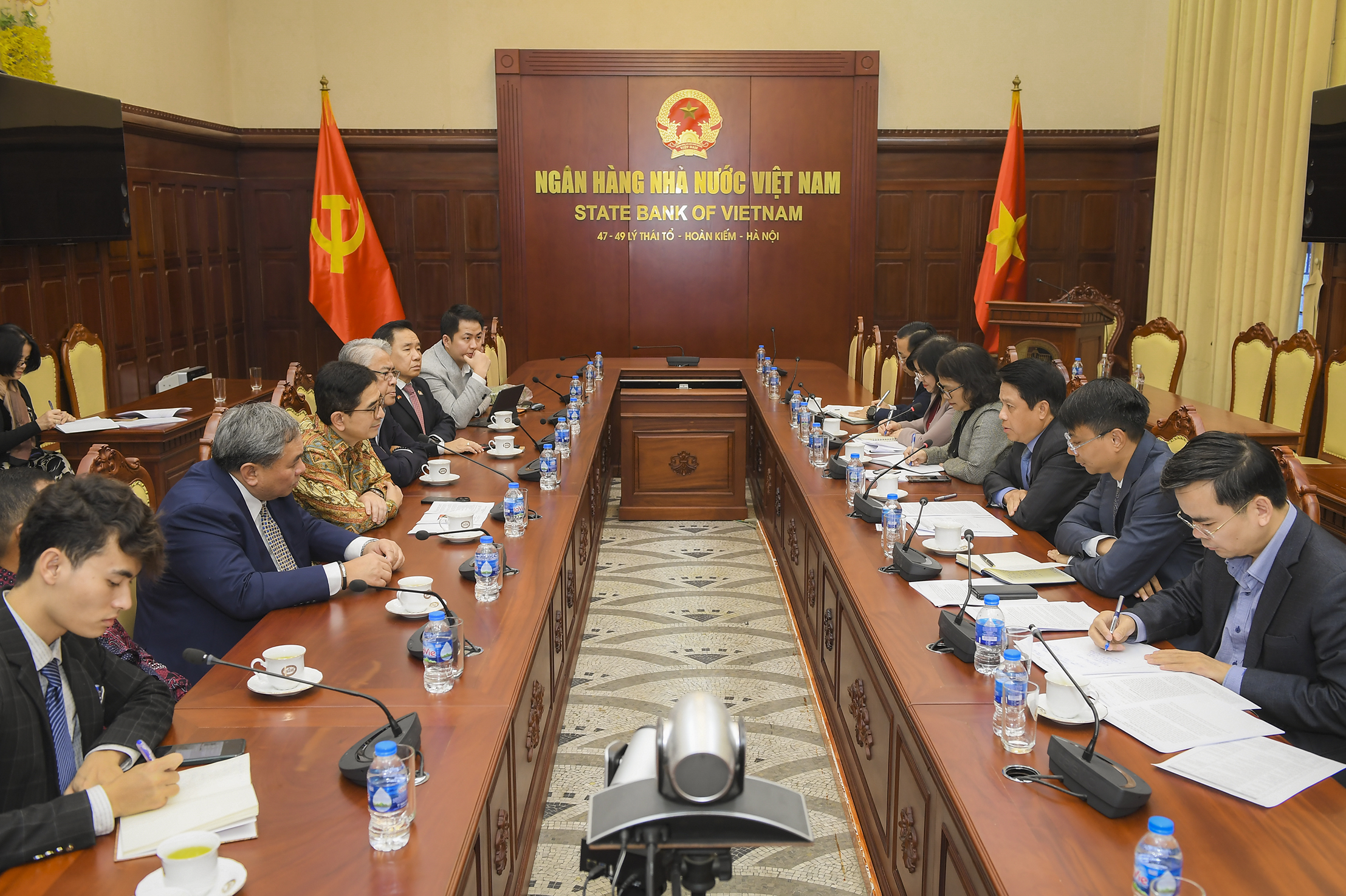 Quang cảnh buổi tiếp.