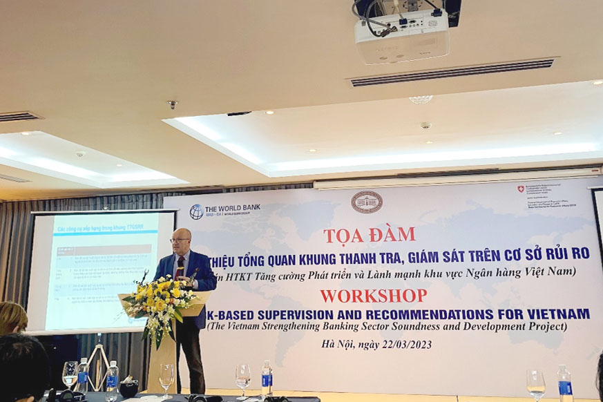 Ông Jean Francois Bouchard – Chuyên gia của WB chia sẻ về tổng quan khung khổ thanh tra giám sát rủi ro