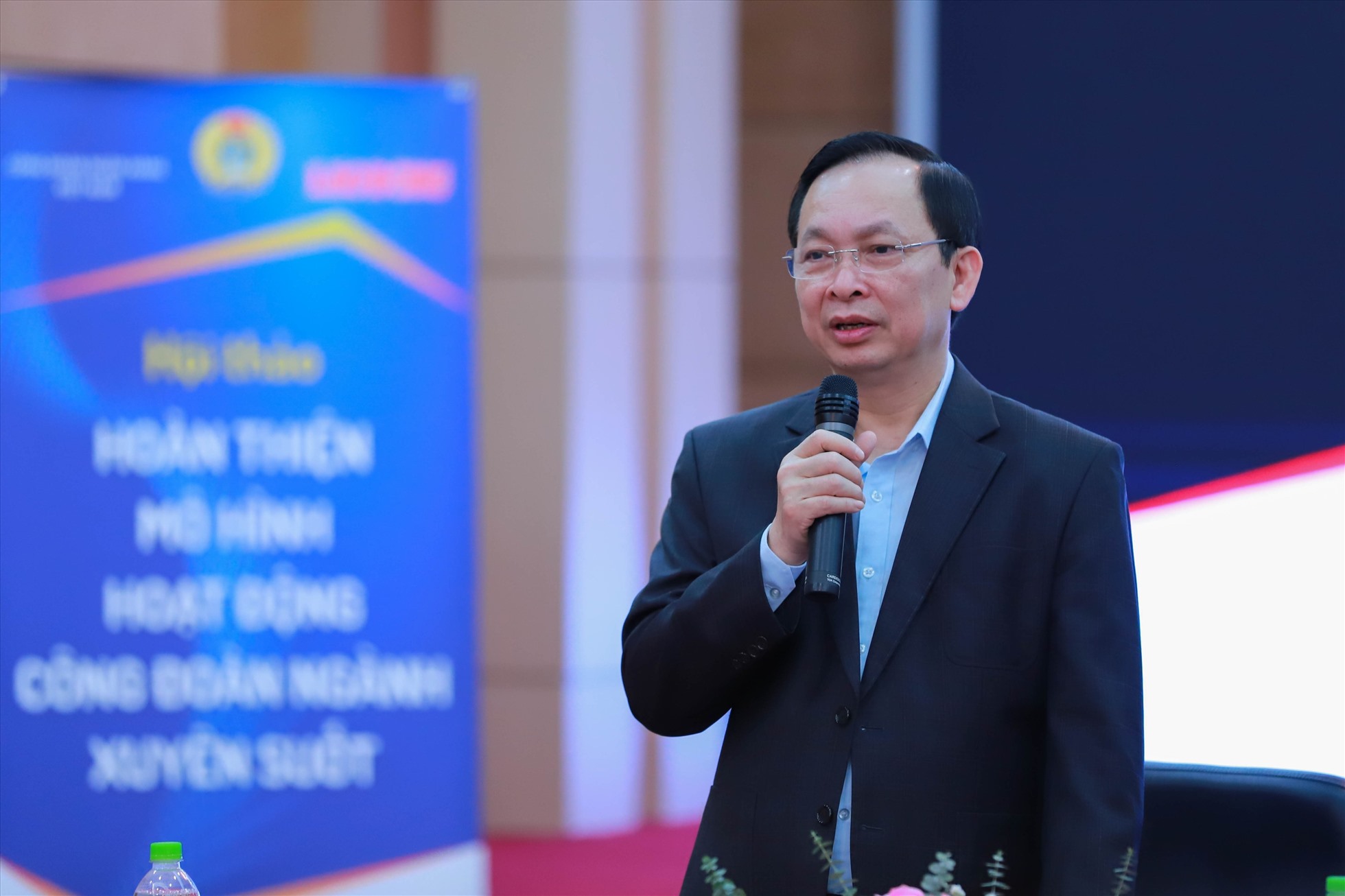 Phó Thống đốc Thường trực NHNN Đào Minh Tú - Chủ tịch Công đoàn Ngân hàng Việt Nam