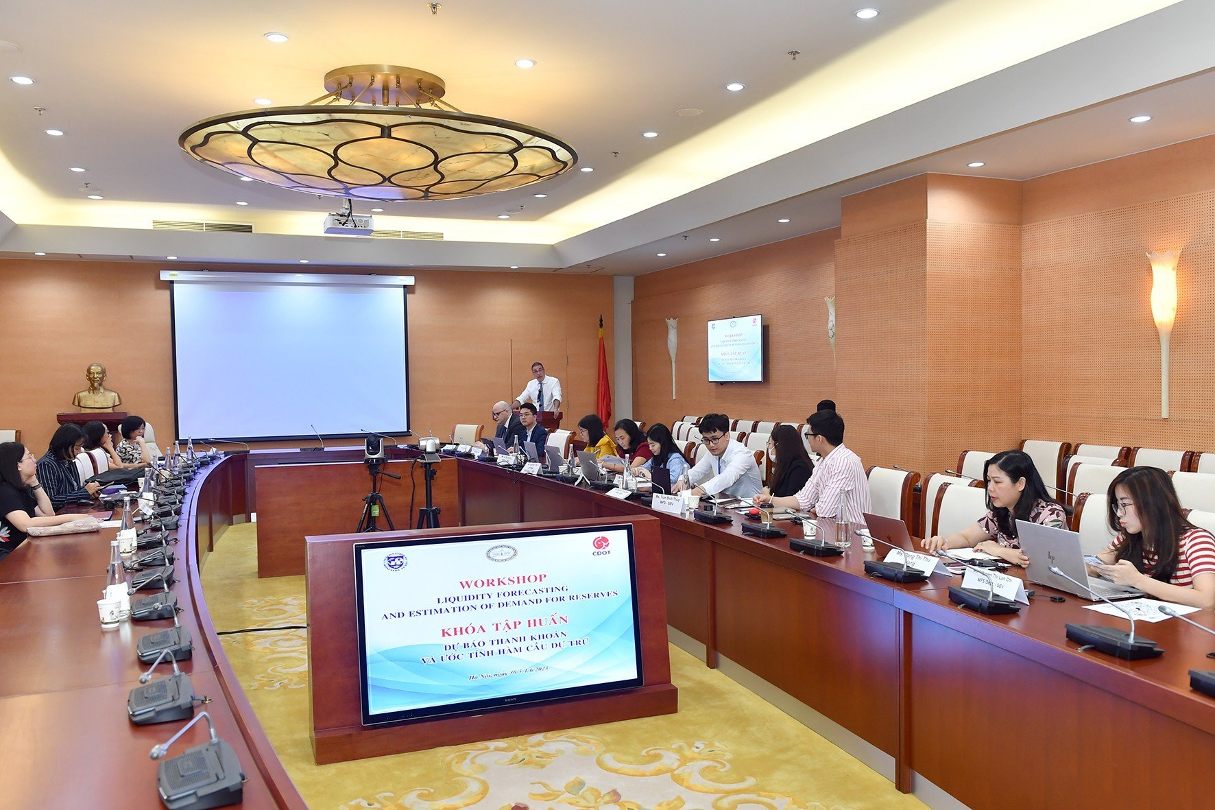 Quang cảnh khóa tập huấn.