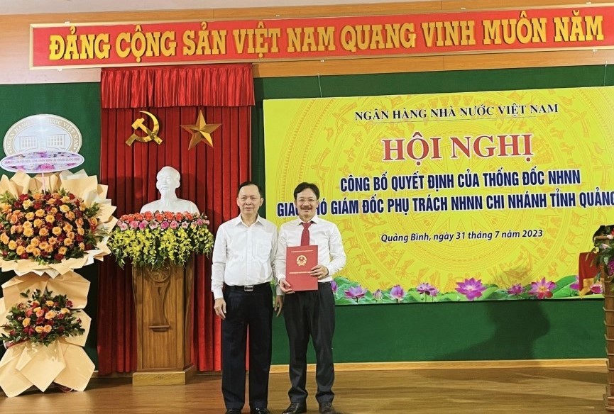 Phó Thống đốc Thường trực NHNN Đào Minh Tú phát biểu giao nhiệm vụ tại Hội nghị