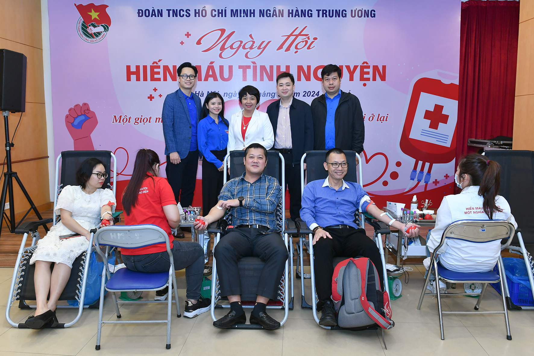 Đoàn viên thanh niên tham gia Ngày hội Hiến máu tình nguyện