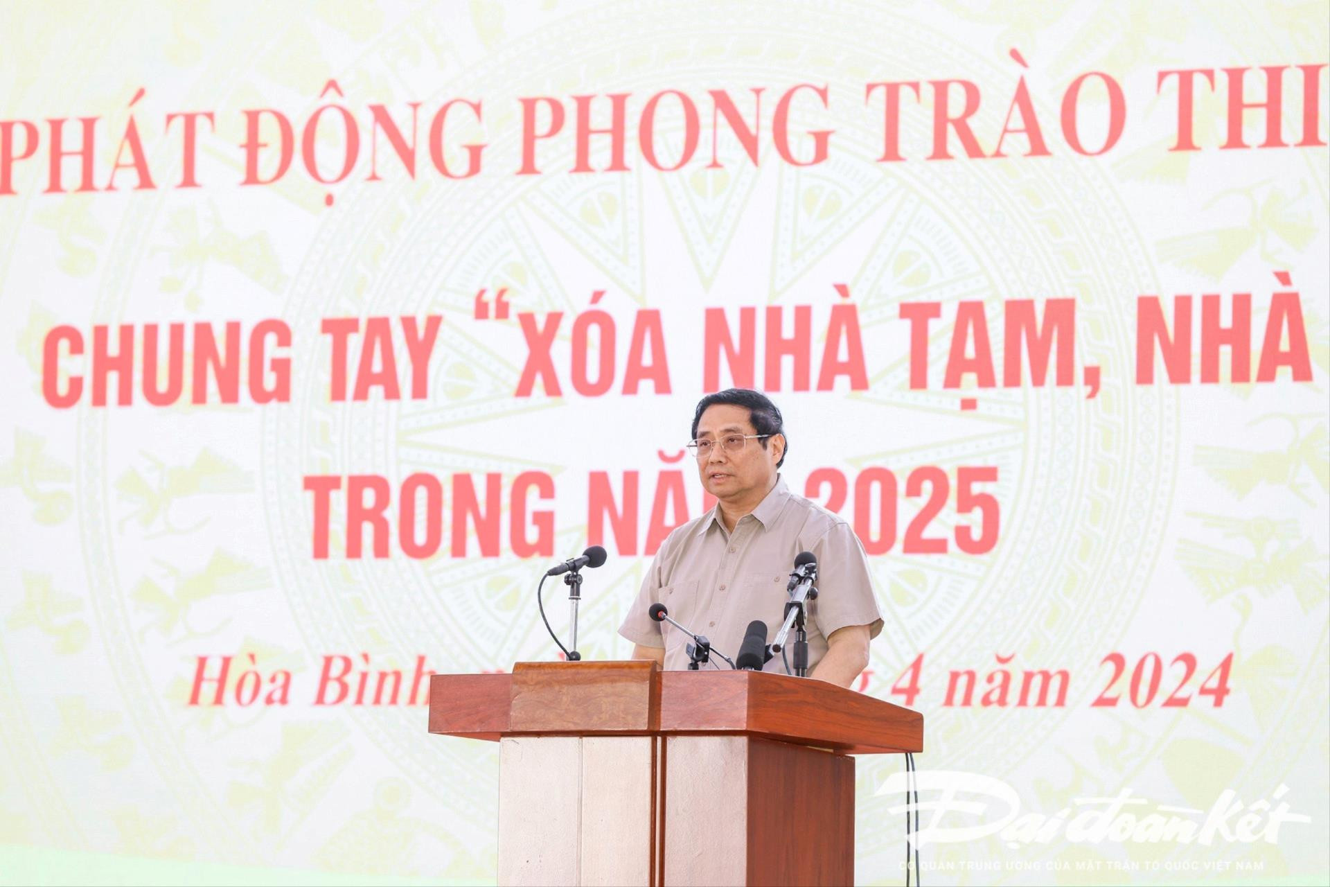 Thủ tướng phát động Phong trào thi đua cả nước chung tay “Xóa nhà tạm, nhà dột nát” trong năm 2025