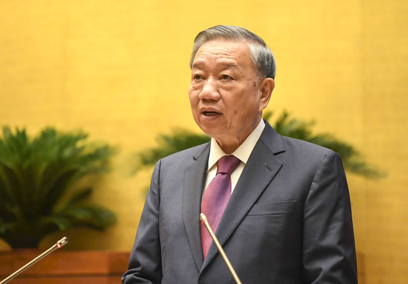 Tổng Bí thư, Chủ tịch nước Tô Lâm phát biểu kết luận Hội nghị toàn quốc quán triệt, triển khai thực hiện Nghị quyết Hội nghị lần thứ mười Ban Chấp hành Trung ương Đảng khóa XIII - Ảnh: VGP/Nhật Bắc