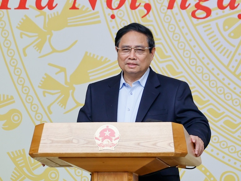 Thủ tướng Chính phủ Phạm Minh Chính phát biểu chỉ đạo tại phiên họp