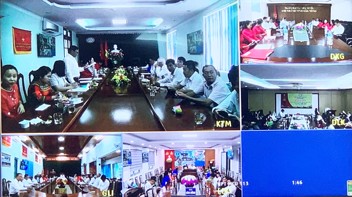 Toàn cảnh Hội nghị tại các điểm cầu