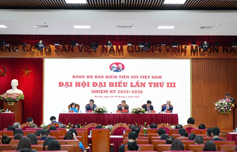 Đại hội Đảng bộ Bảo hiểm tiền gửi Việt Nam: Đoàn kết - Dân chủ - Đổi mới - Hiệu quả - Phát triển