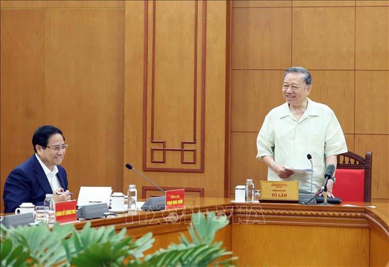 Tổng Bí thư Tô Lâm: Định hướng phát triển đô thị, nông thôn tương xứng với yêu cầu phát triển trong kỷ nguyên mới