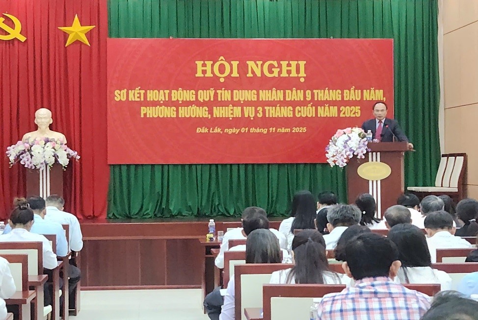 NHNN Khu vực 11 tổ chức&nbsp;Sơ kết hoạt động của&nbsp;QTDND trên địa bàn 9 tháng đầu năm 2025