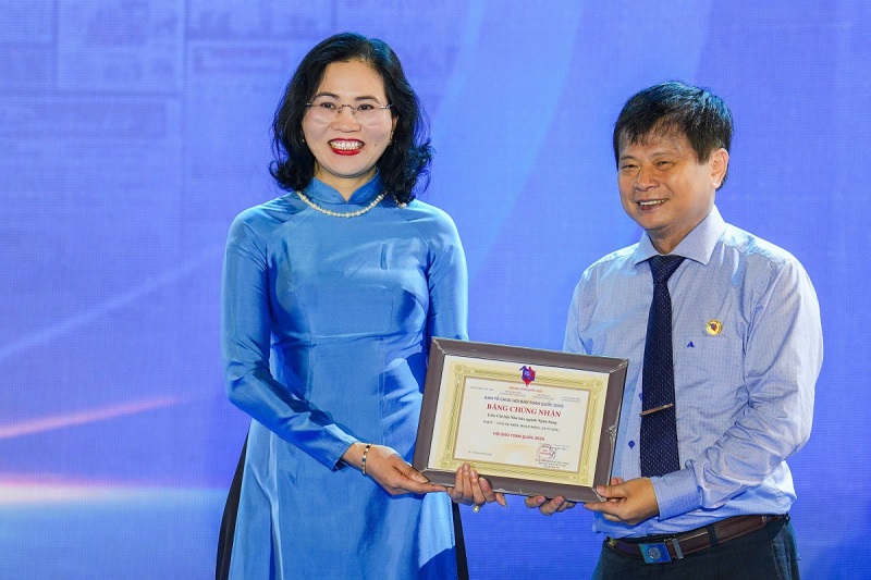 Liên Chi hội nhà báo ngành Ngân hàng đạt giải C “Sự kiện, hoạt động ấn tượng” tại Hội Báo toàn quốc 2025